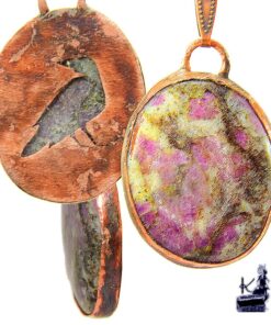 Pendentif Myriel - ruby fall serti cuivre