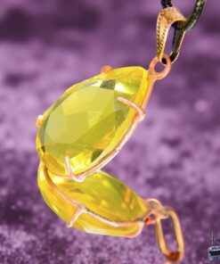 Alternative view of Pendentif Sunstar - topaze jaune