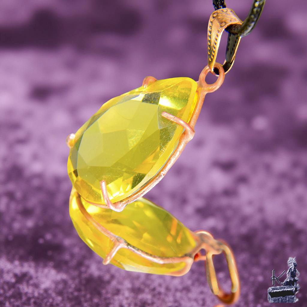 Pendentif Sunstar - topaze jaune – Image 2