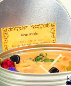 Bougie d'affirmation - gratitude