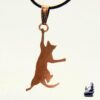Pendentif Salem - chat collection cuivre
