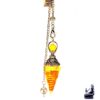 Pendule orgone orgonite en citrine et résine