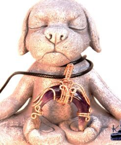 Alternative view of Pendentif Soha - lune en améthyste