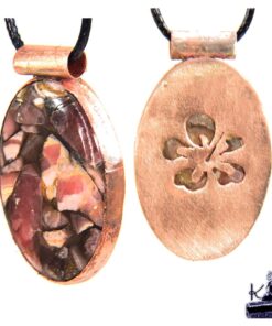 Pendentif Maina- rhodochrosite cuivre