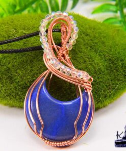 Pendentif Ruvon - amazonite et swarowsky – Image 3