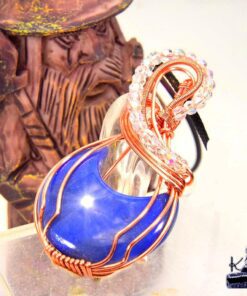 Alternative view of Pendentif Ruvon - amazonite et swarowsky