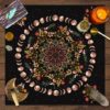 Nappe pour tarots ou runes Phases de la lune
