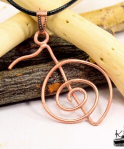 Alternative view of Symbole du pouvoir (Cho ku rei) en cuivre