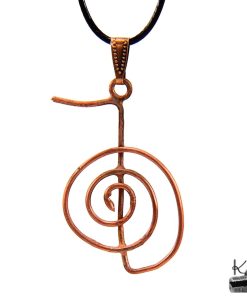 Alternative view of Symbole du pouvoir (Cho ku rei) en cuivre