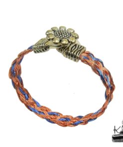 Alternative view of Bracelet tressé Siban - en cuivre coloré et cuivre naturel