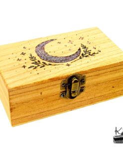 Alternative view of Trésor Box 'arabesques' Thalia - en cuivre et labradorite