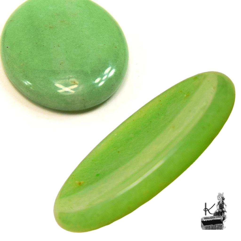 Worry Stone en Aventurine Verte – Fraîcheur Tactile – Image 3