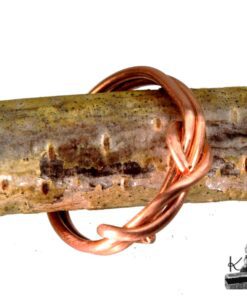 Alternative view of Bague en cuivre naturel Melra