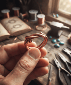 Bague en cuivre naturel Melra – Image 6