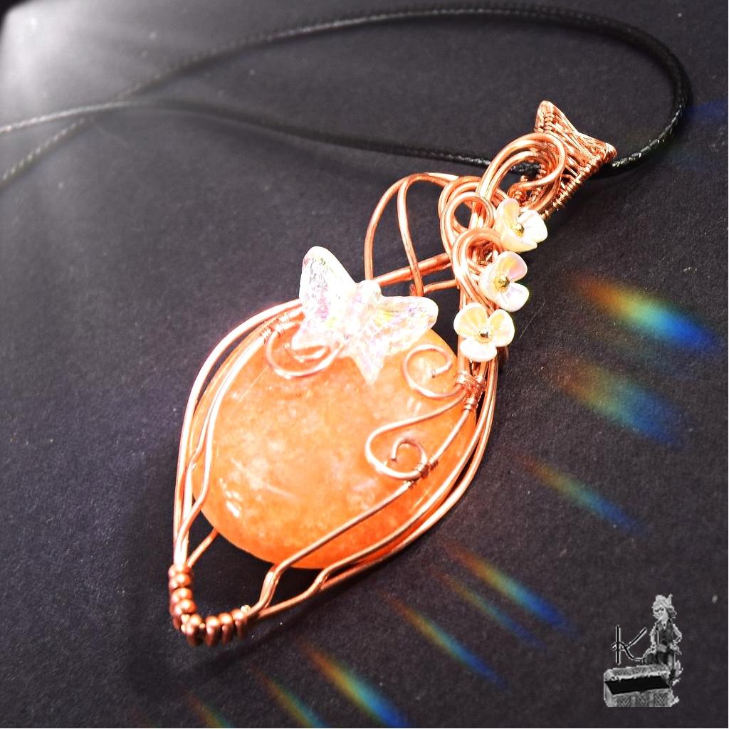 Pendentif Alara - agate wire wrapped – Image 5