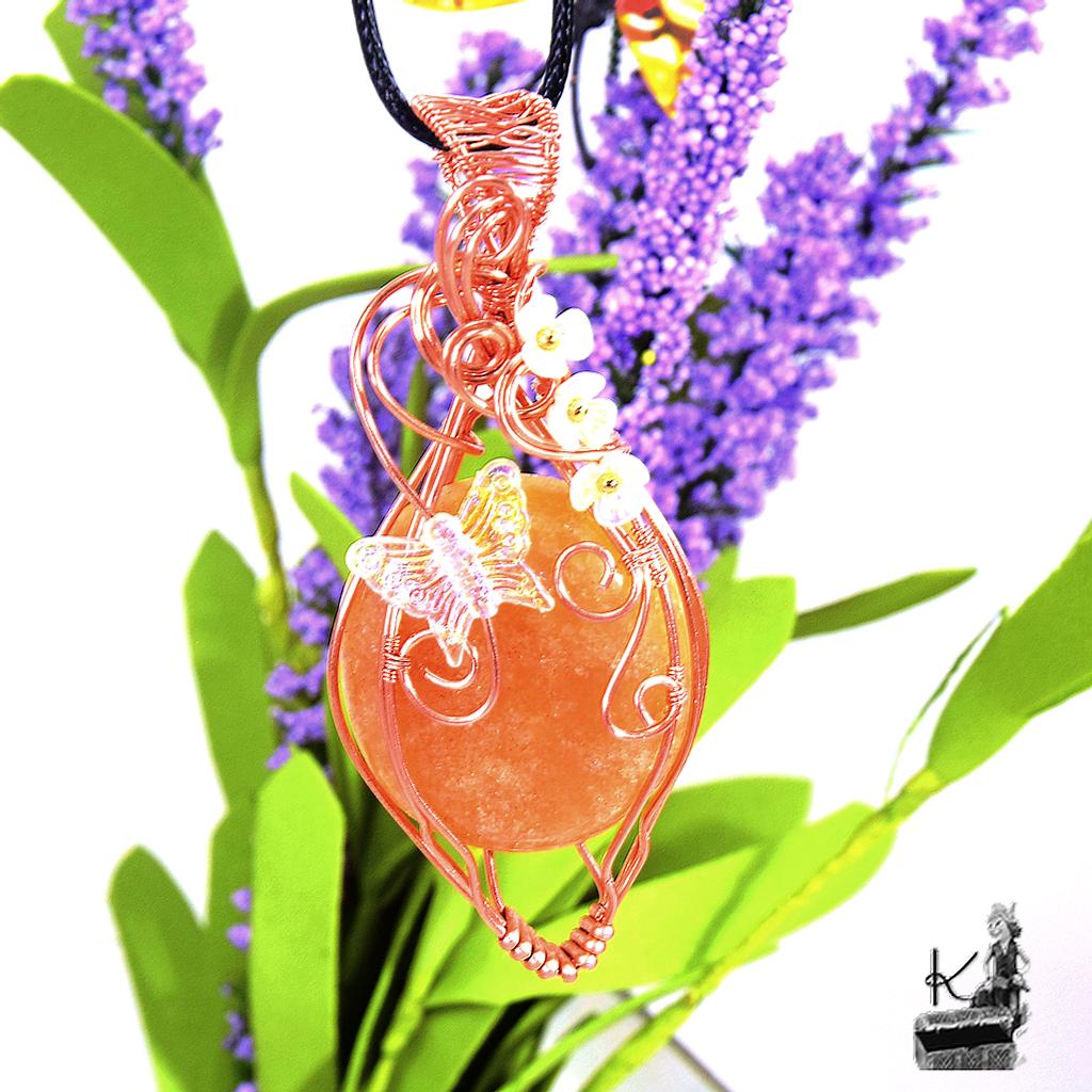 Pendentif Alara - agate wire wrapped – Image 3