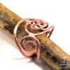 Bague ajustable Dallan en cuivre naturel, bijou artisanal unique inspiré d'une légende amazonienne.