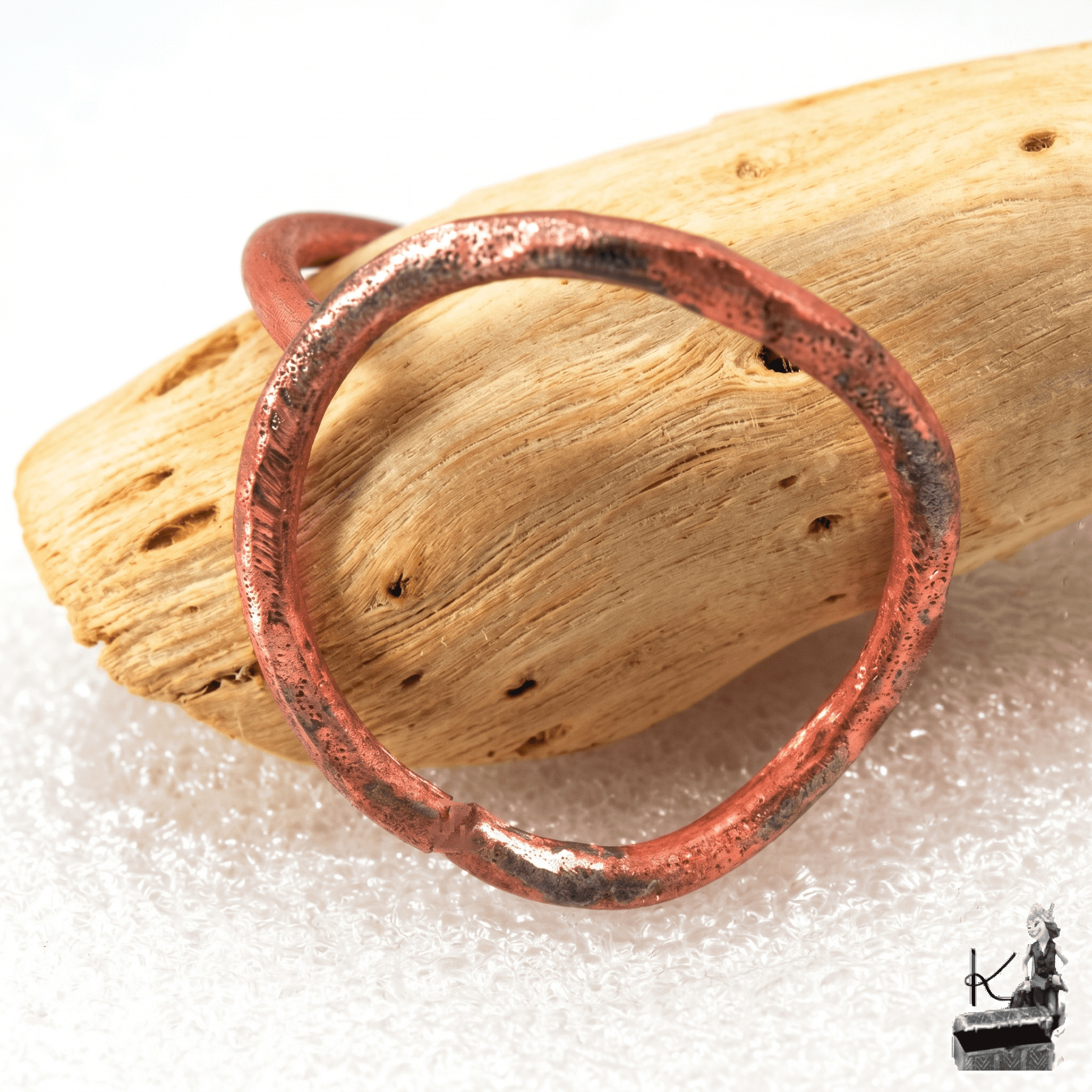 Bague en cuivre naturel Ladra taille 9.5 – Image 5