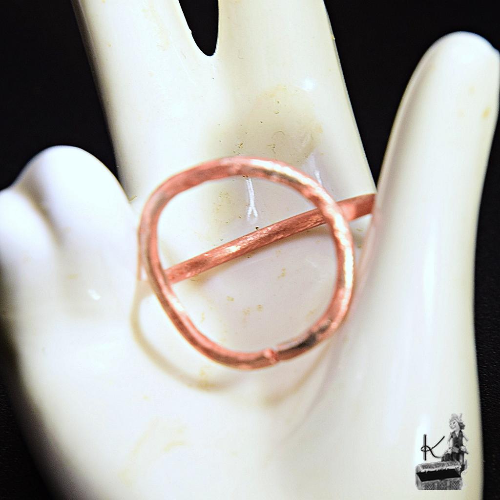 Bague en cuivre naturel Ladra taille 9.5 – Image 4