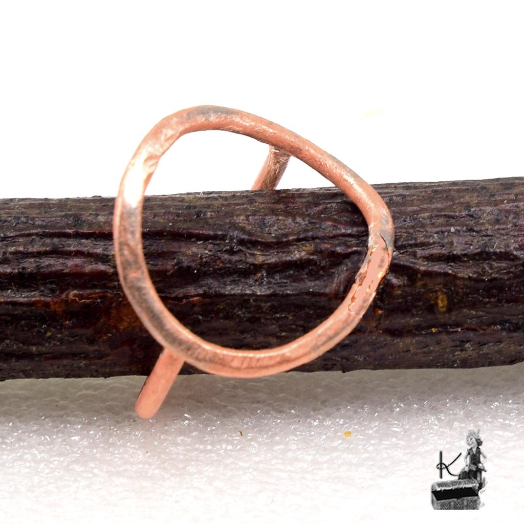 Bague en cuivre naturel Ladra taille 9.5 – Image 3