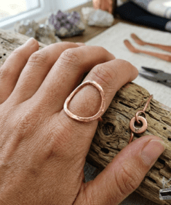 Alternative view of Bague en cuivre naturel Ladra taille 9.5
