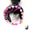 Bracelet Rhun artisanal en agate de feu et fil de cuivre