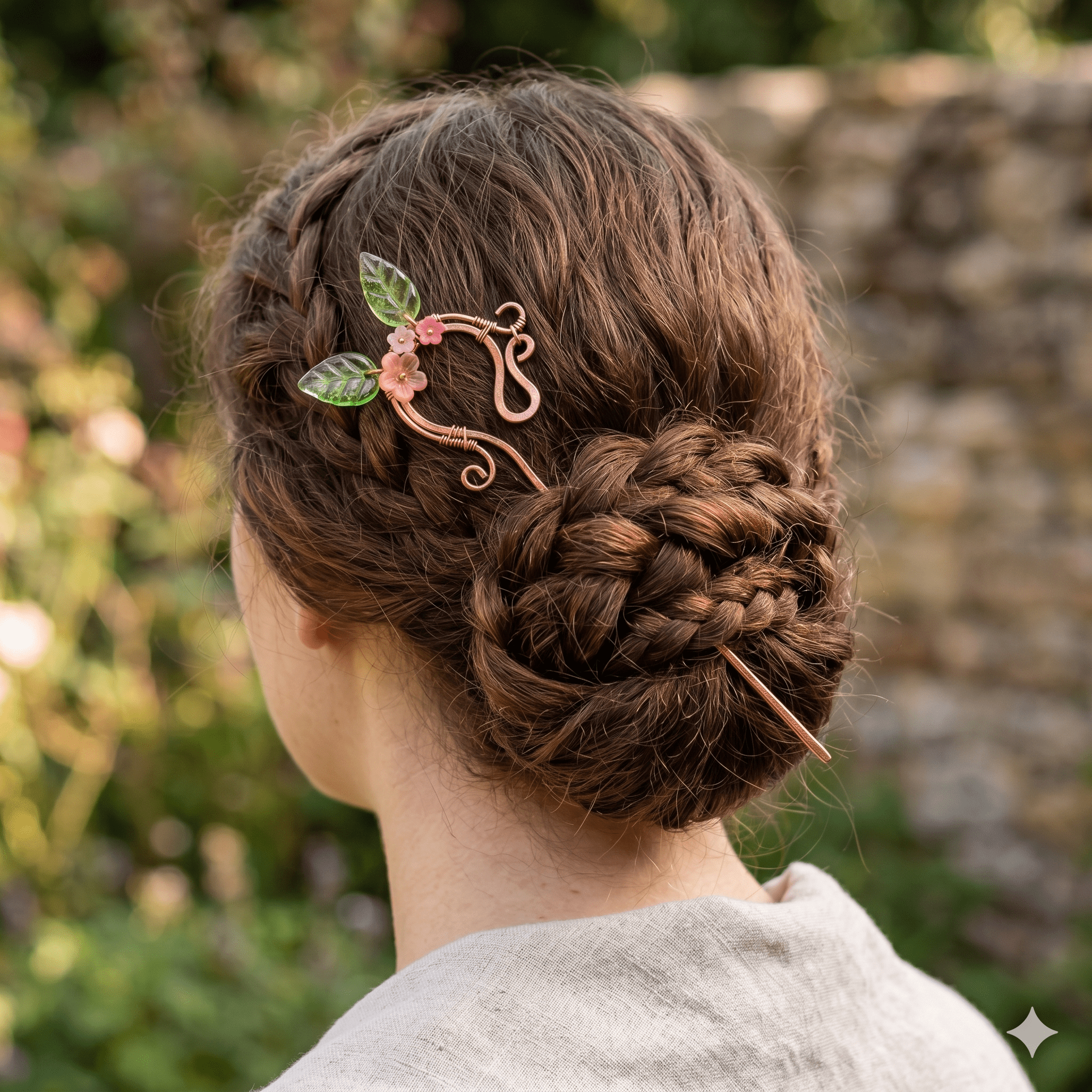 Epingle à cheveux Yulia - cuivre naturel – Image 6
