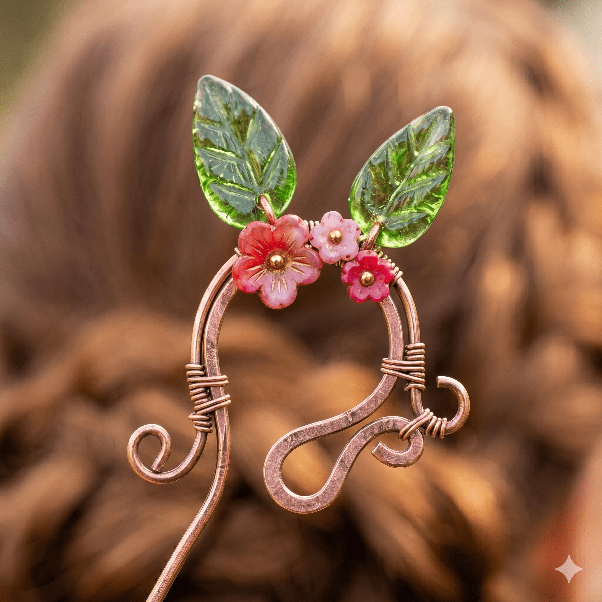 Epingle à cheveux Yulia - cuivre naturel – Image 5