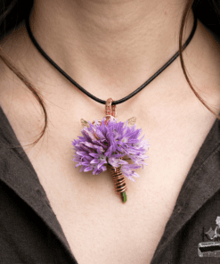 Alternative view of Pendentif « vase » en cuivre ( pour tiges épaisses )