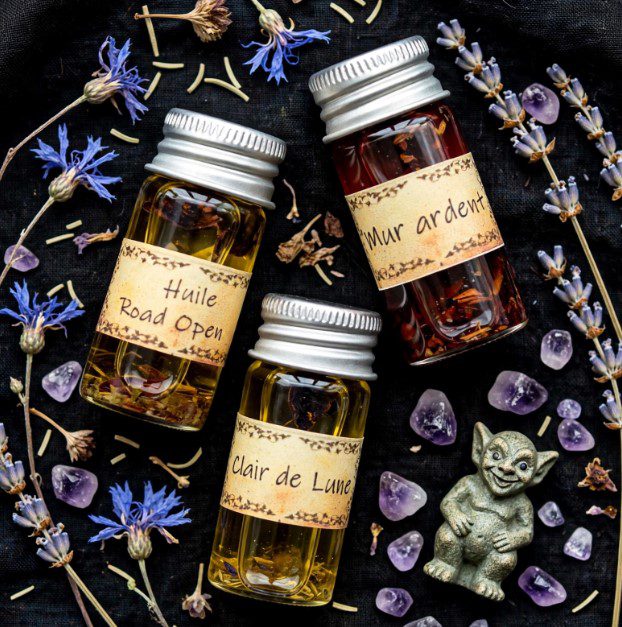Huiles de sorcière et magiques