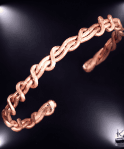 Alternative view of Bracelet Adelia - cuivre naturel tressé