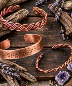 Bracelets en cuivre naturel