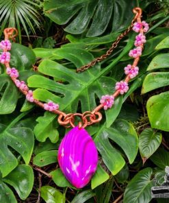 Collier bohème Galla - agate bandée et cuivre naturel – Image 7