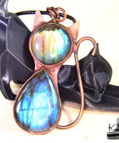 Pendentif Felix - labradorite bleue – Image 3