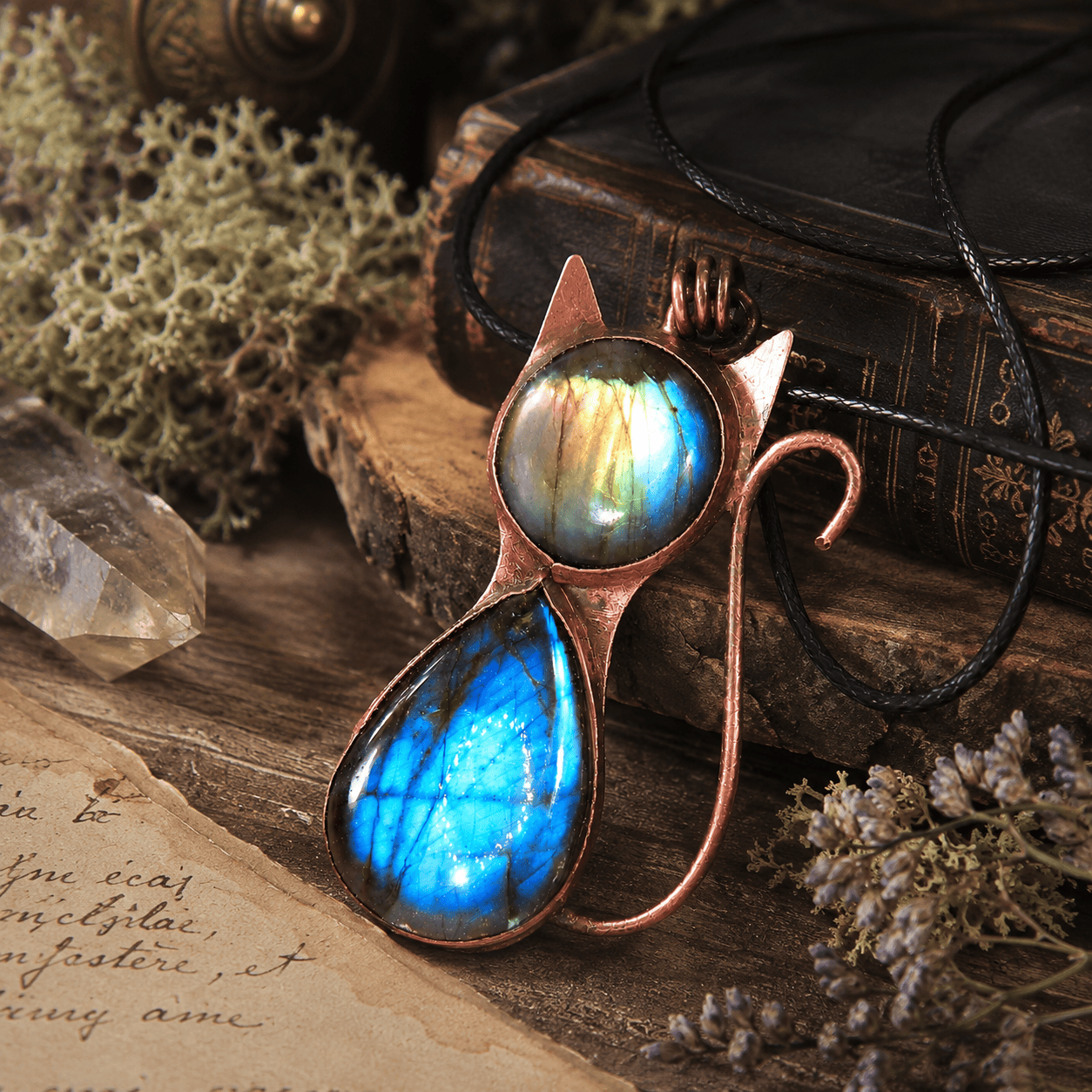 Pendentif Felix - labradorite bleue – Image 5