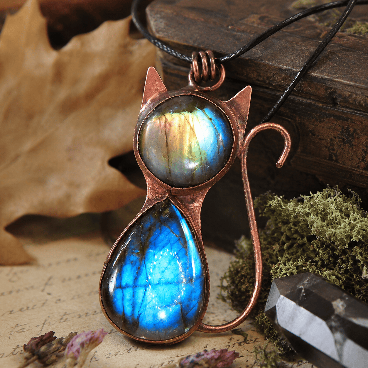 Pendentif Felix - labradorite bleue – Image 4