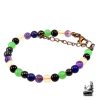 Bracelet artisanal Heulyn en pierres naturelles et cuivre, conçu pour soulager la douleur grâce à la lithothérapie.
