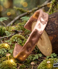 Bracelet manchette Tany - cuivre martelé naturel – Image 6