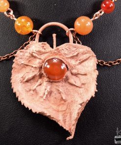 Collier Alvyn - cornaline et cuivre électro-formé – Image 6