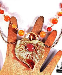 Collier Alvyn - cornaline et cuivre électro-formé – Image 5