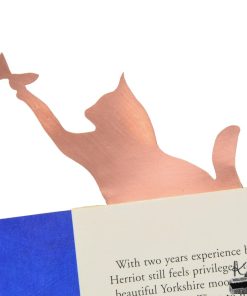 Marque-Page Chat en Cuivre [Artisanal & Unique] – Image 3