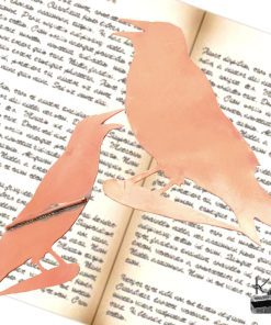 Marque-Page Corbeau en Cuivre [Artisanal & Unique] – Image 4