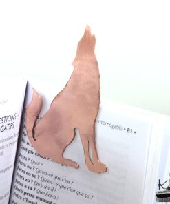 Marque-Page Loup en Cuivre [Artisanal & Unique] – Image 3