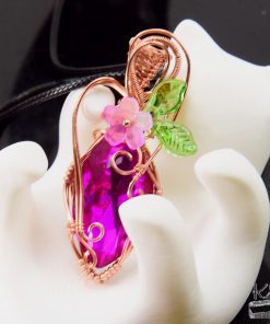 Pendentif Chimera - cristal et cuivre – Image 4