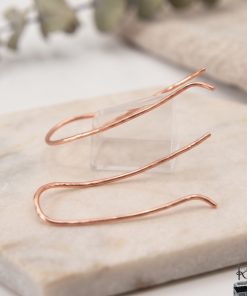 Boucle d'oreille grimpante Tebi - cuivre naturel – Image 3