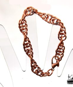 Bracelet en chainmaille Gaela – cuivre naturel – Image 2