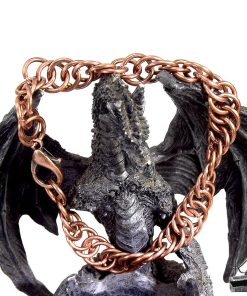 Bracelet en chainmaille Gaela – cuivre naturel – Image 5