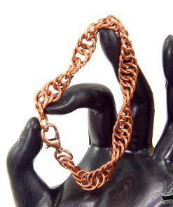 Bracelet en chainmaille Gaela – cuivre naturel – Image 4
