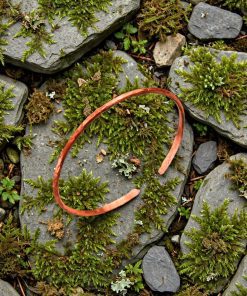 Bracelet Jonc Mael - cuivre naturel texturé – Image 5