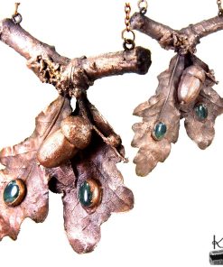 Collier Dagad - electroformé avec agates mousse – Image 3